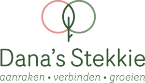 Dana's Stekkie logo - aanraken, verbinden en groeien